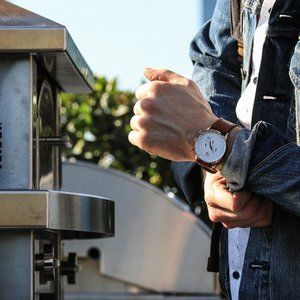 Minimalist Watch | Stainless Steel Genuine Leather